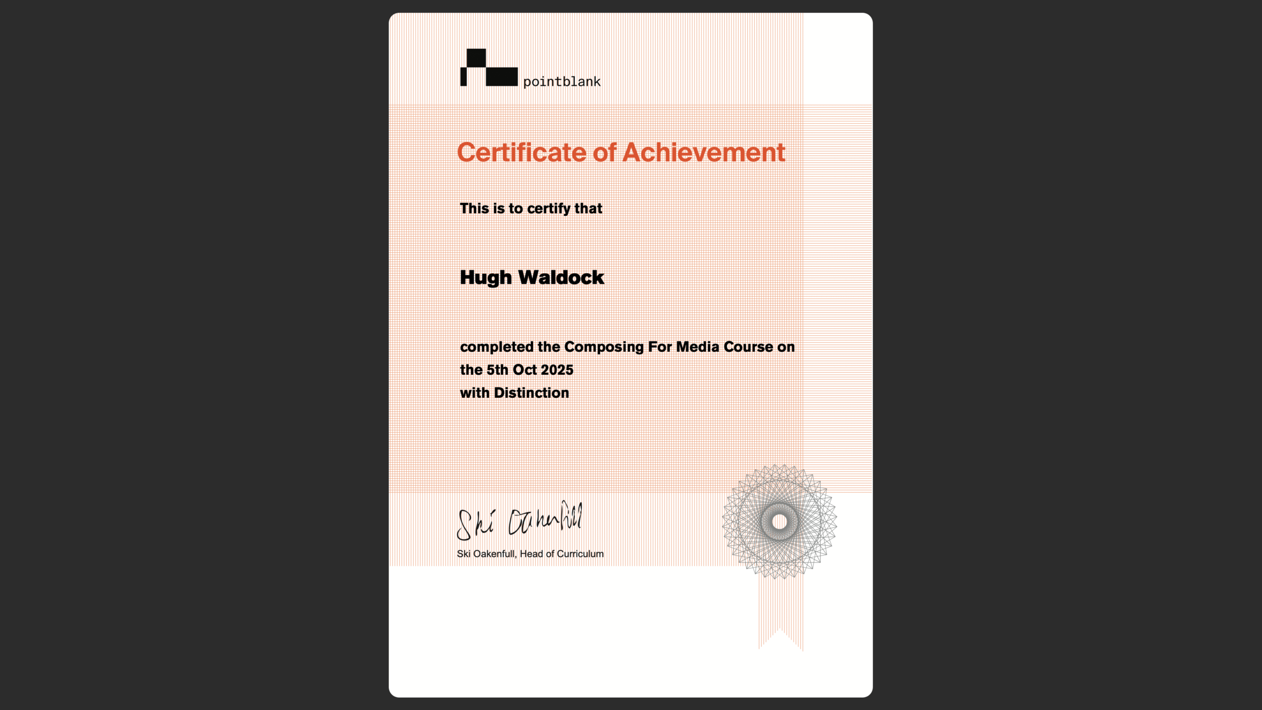 Distinciton Grade Distinciton Grade