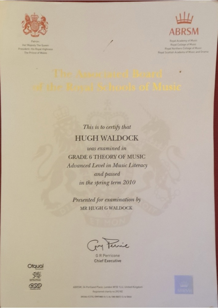 Grade 6 Theory AB 4 Alevel pts Grade 6 Theory AB 4 Alevel pts