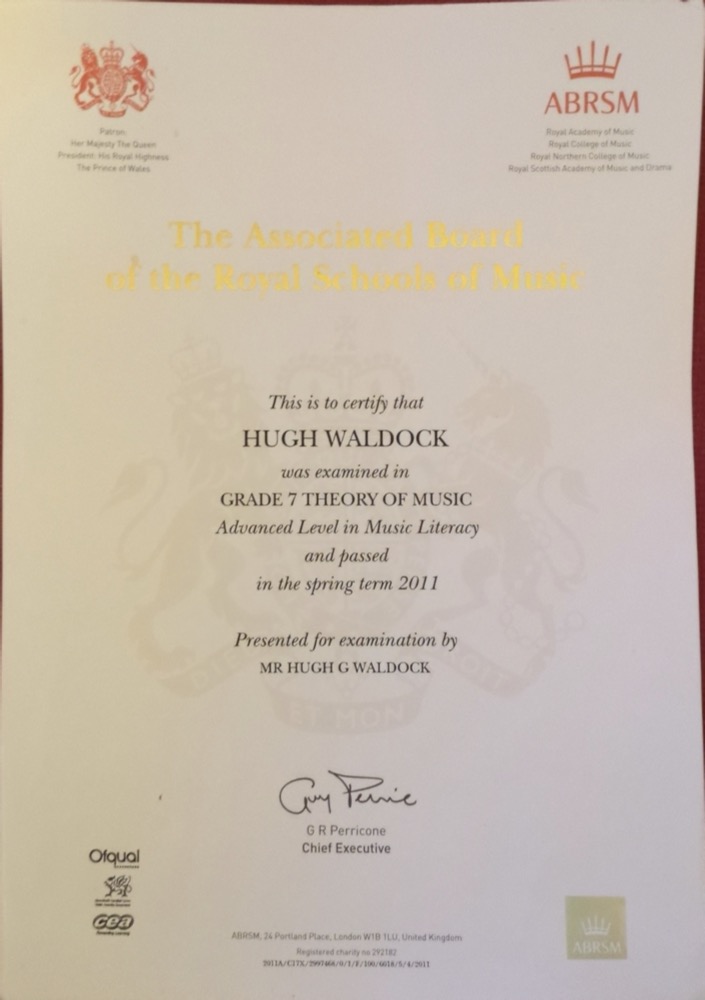 Grade 7 theory AB 6 Alevel pts Grade 7 theory AB 6 Alevel pts